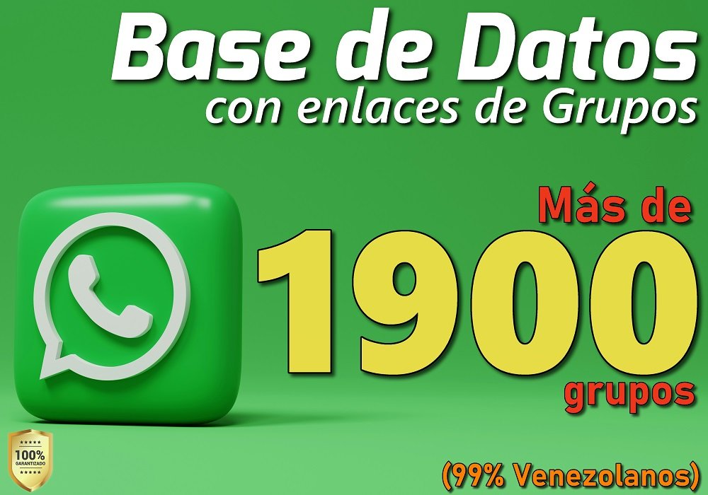 Base da Datos Grupos de WhatsApp